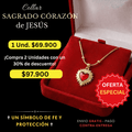 Lleva contigo el amor y la protección del Sagrado Corazón de Jesús